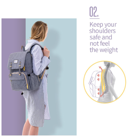 Canvas Diaper Bag Travel Backpack